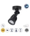 GLOBOSTAR® GARDENINI 61546 Φωτιστικό Σποτ LED 5W 650lm 38° DC 24V Αδιάβροχο IP68 Θερμό Λευκό 2700K Dimmable - Lumileds SMD Chip - Μαύρο - Μ7 x Π7 x Υ14.5cm - 3 Χρόνια Εγγύηση